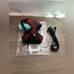 PUPTECK Soft Mesh Dog Harness and Leash Set - XS